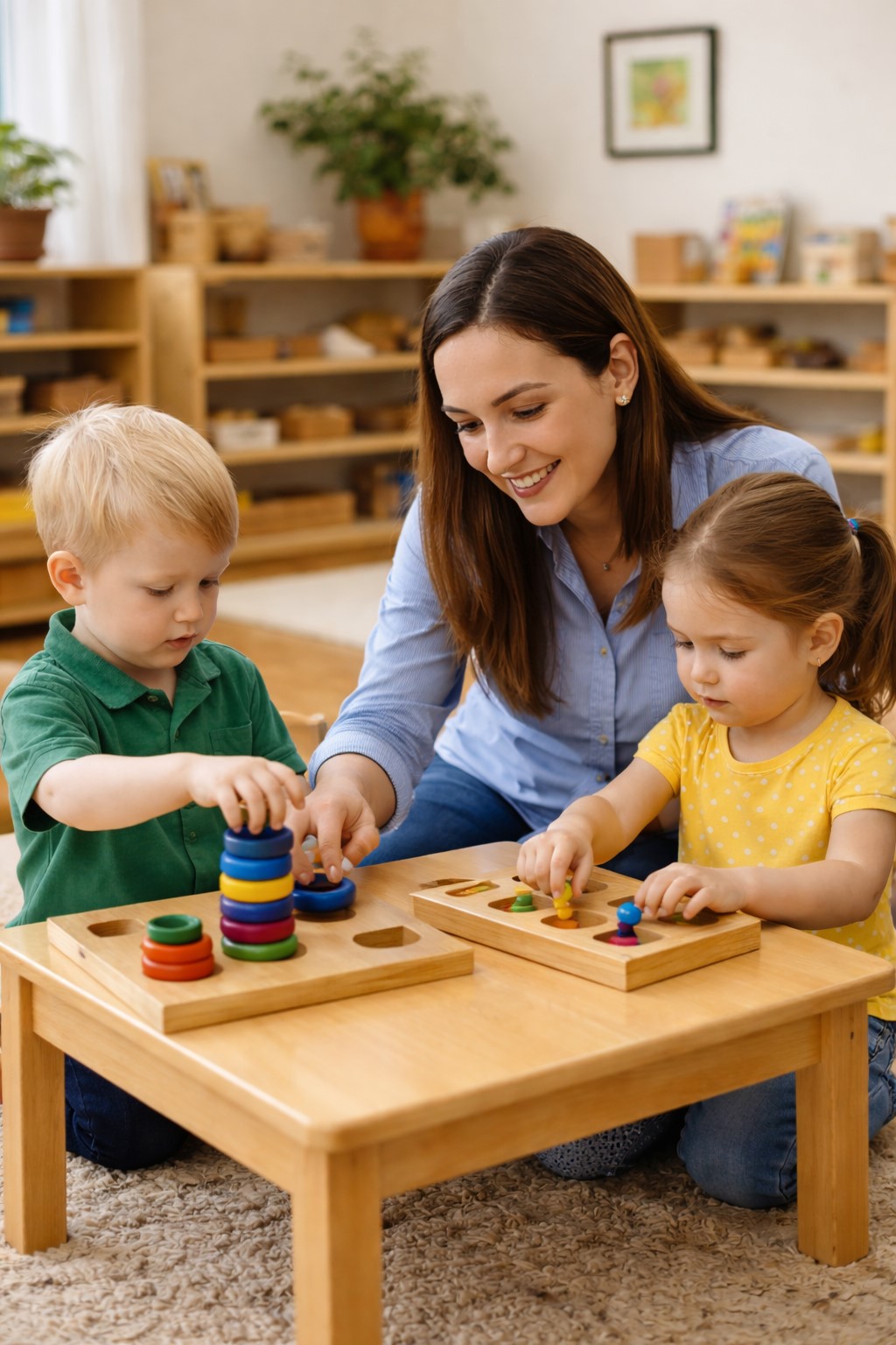 Toddler Program - children in Montessori classroom